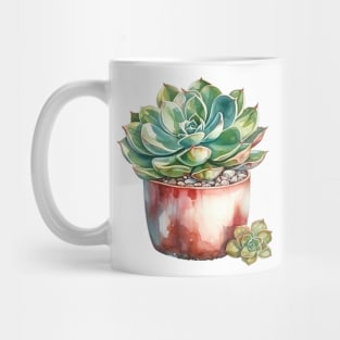 Succulents In Pot Mug